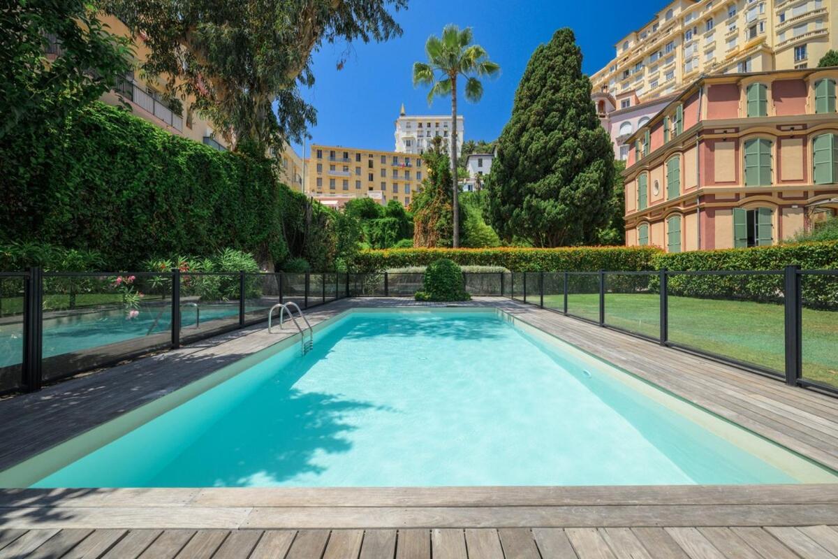 Le Coq Wagner - Garage - Swimming Pool Apartman Menton Kültér fotó