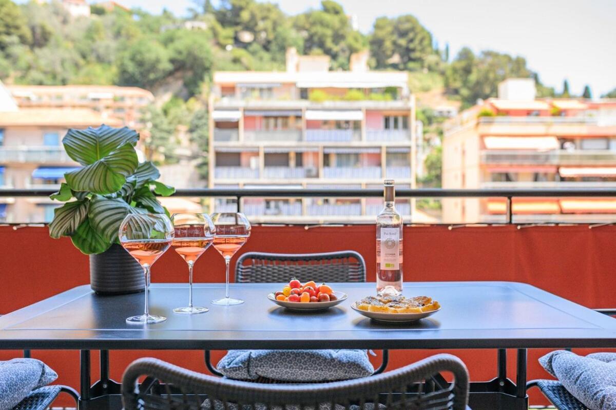 Le Coq Wagner - Garage - Swimming Pool Apartman Menton Kültér fotó