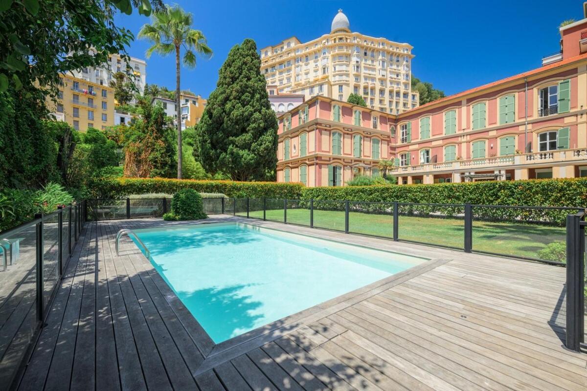 Le Coq Wagner - Garage - Swimming Pool Apartman Menton Kültér fotó